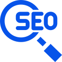 SEO search design logo